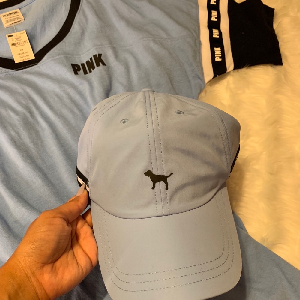 PINK Cap and matching Tee